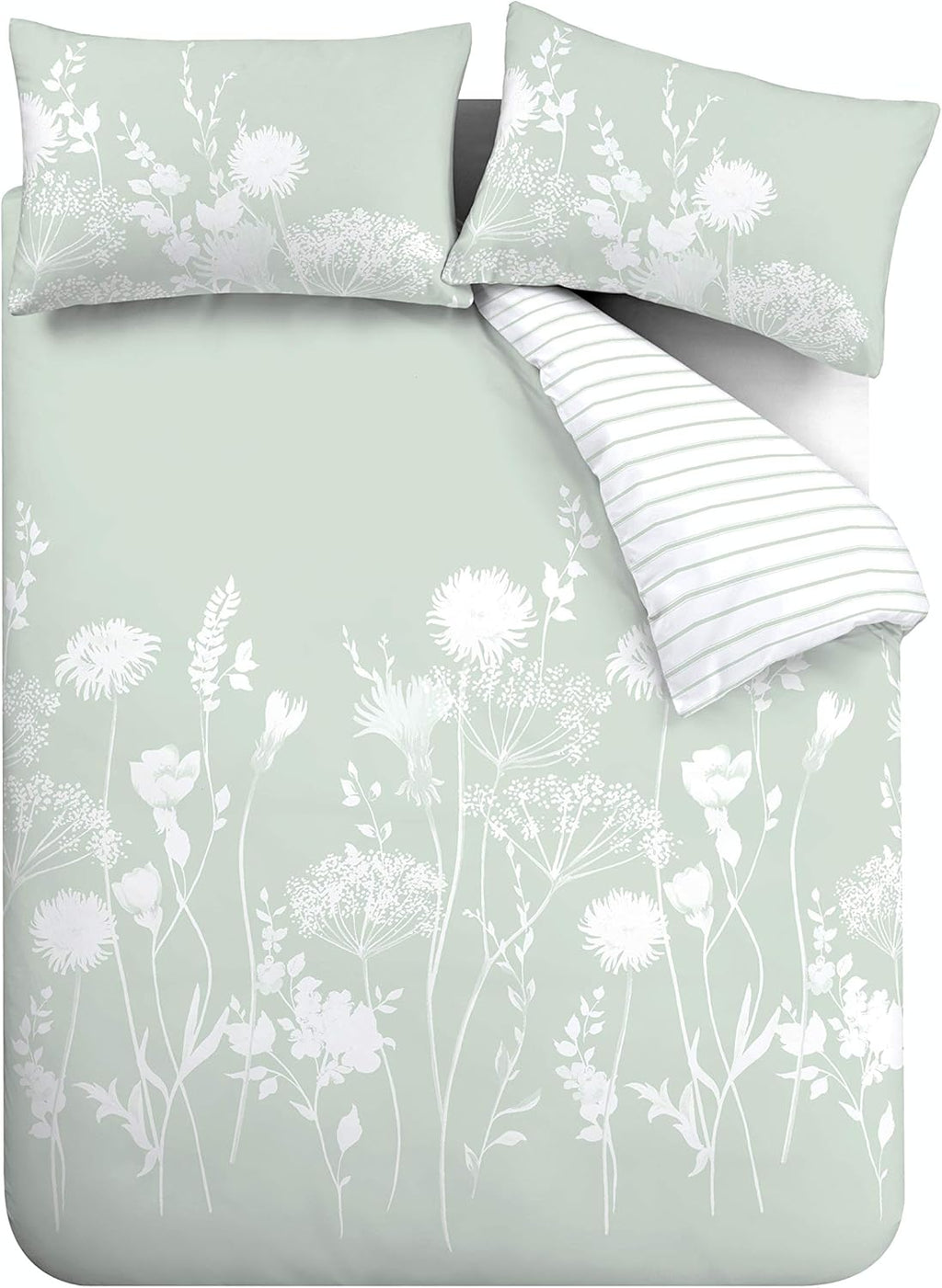Meadowsweet Floral Reversible King Duvet Set