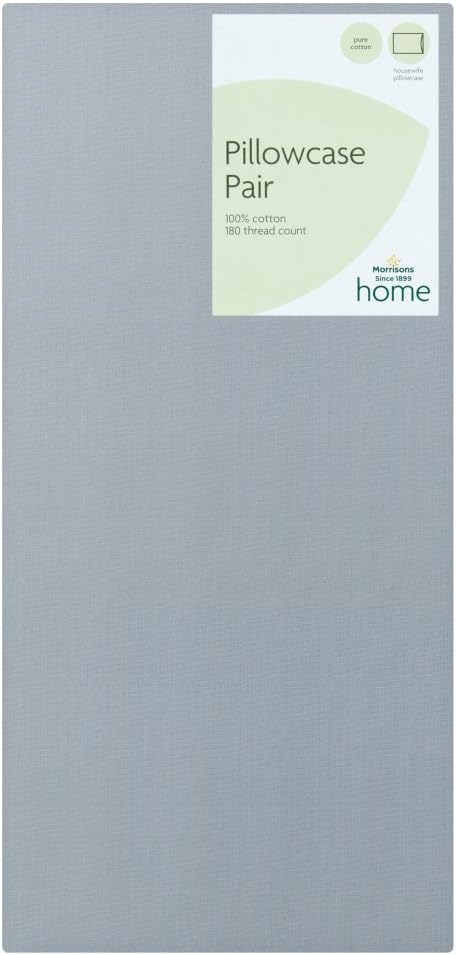 100 Percent Cotton Grey Housewife Pillowcases