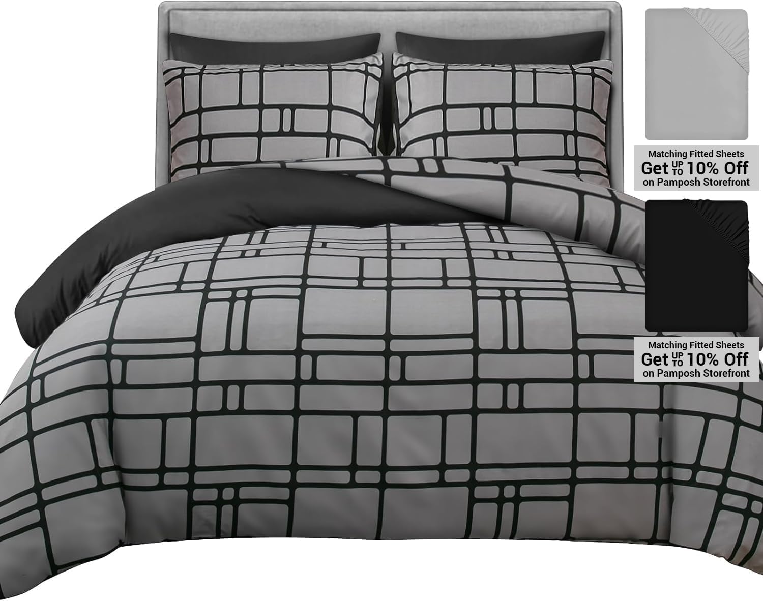 Super King Duvet Set Hypoallergenic Ultrasoft